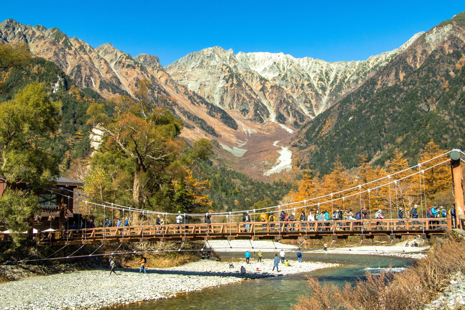 上高地（4） いよいよ河童橋 （終）