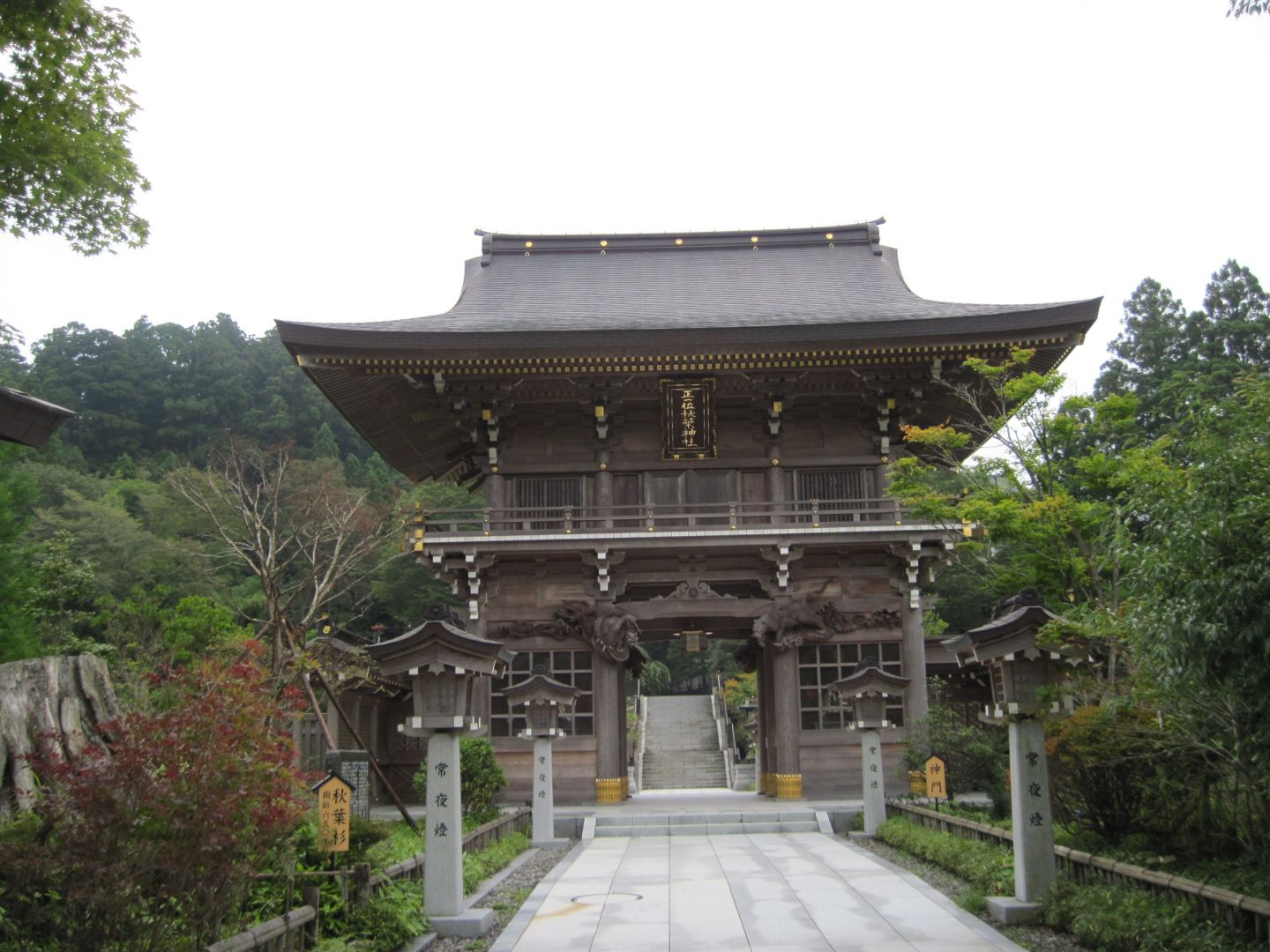 富士秋葉旅ー15．秋葉神社・神門